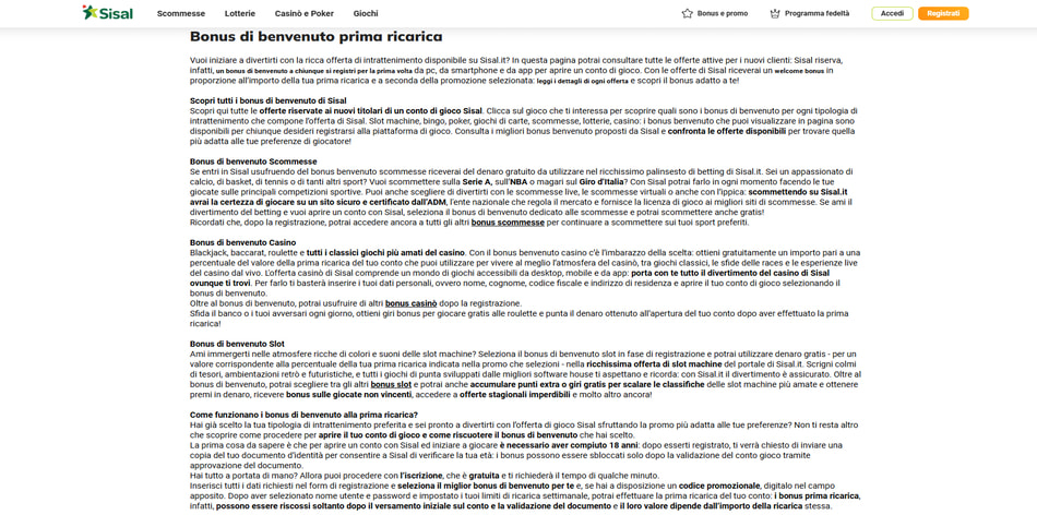 Screenshot di Sisal - miniatura 1