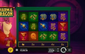 Screenshot dalla nuova slot Charm of the Dragon di Bullshark Games.