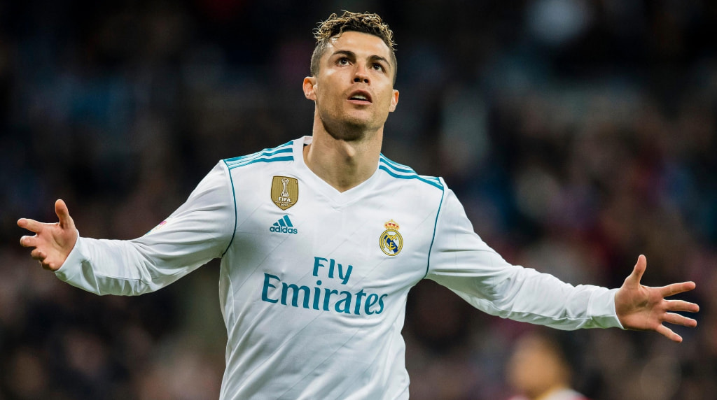 Esultanza di Cristiano Ronaldo ai tempi del Real Madrid