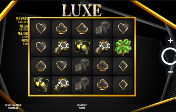 Screenshot dalla nuova slot The Luxe di Hacksaw Gaming.