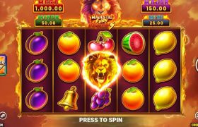 Screenshot della nuova slot Majestic Fury Power 5 di BluePrint Gaming