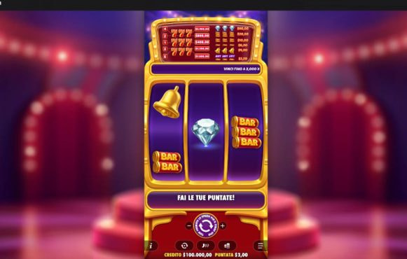Screenshot della nuova slot 777 Rush di Pragmatic Play