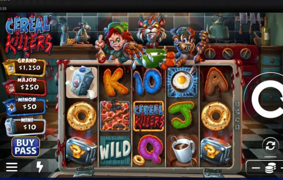 Screenshot della nuova slot Cereal Killers di Light & Wonder
