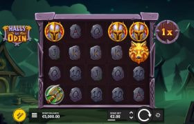 Screenshot della nuova slot Halls of Odin di Backseat Gaming