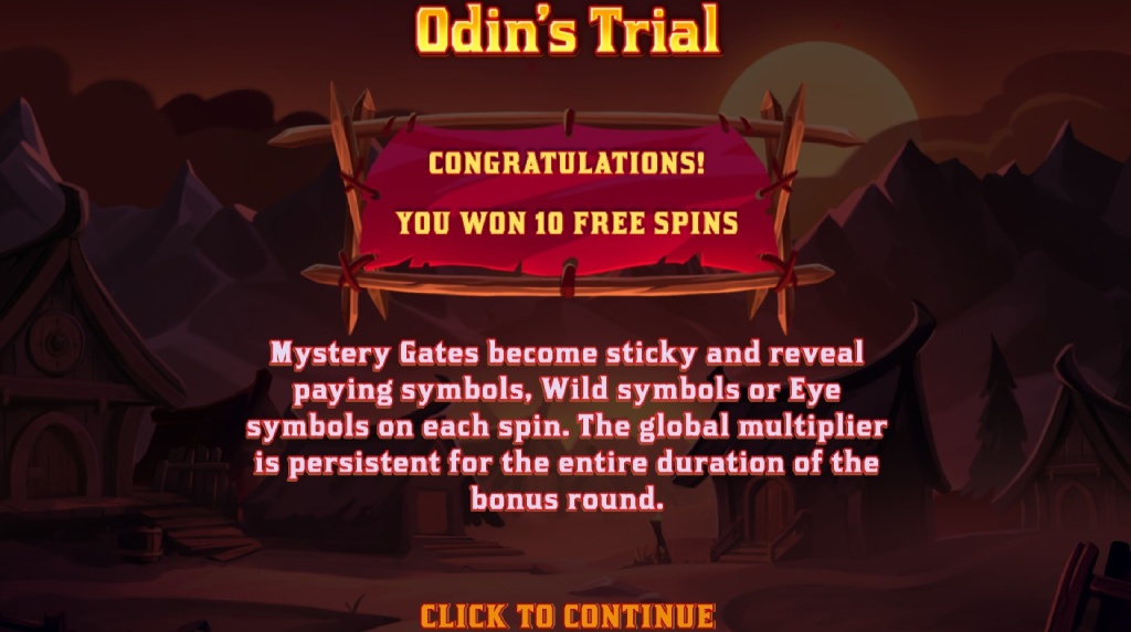 Screenshot della funzionalità Odin’s Trial di Hall of Odin di Backseat Gaming