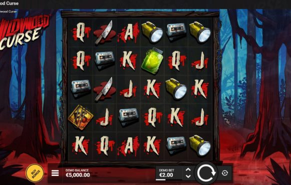 Screenshot della nuova slot The Wildwood Curse di Hacksaw Gaming