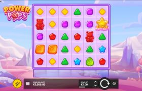 Screenshot della nuova slot Power Pops di Backseat Gaming