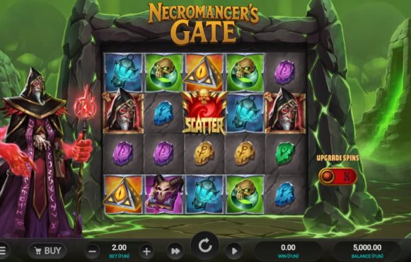 Screenshot della nuova slot Necromancer’s Gate di Relax Gaming