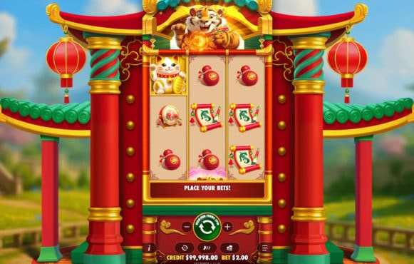 Screenshot della nuova slot Lucky Tiger Gold