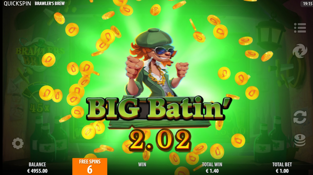 Screenshot della funzione Golden Tray di Brawlers Brew