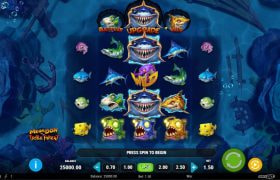 Screenshot della nuova slot Megadon Triple Threat di Play’n GO
