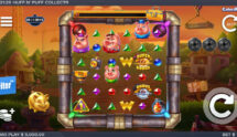 Screenshot della nuova slot Huff N’ Puff CollectR di ELK Studios