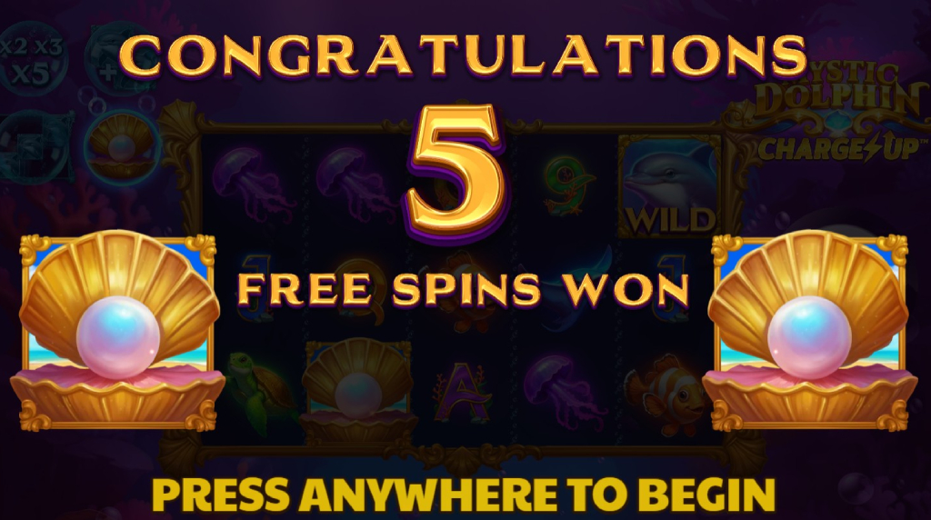 Funzione Charge Up attivata su Mystic Dolphin Charge Up