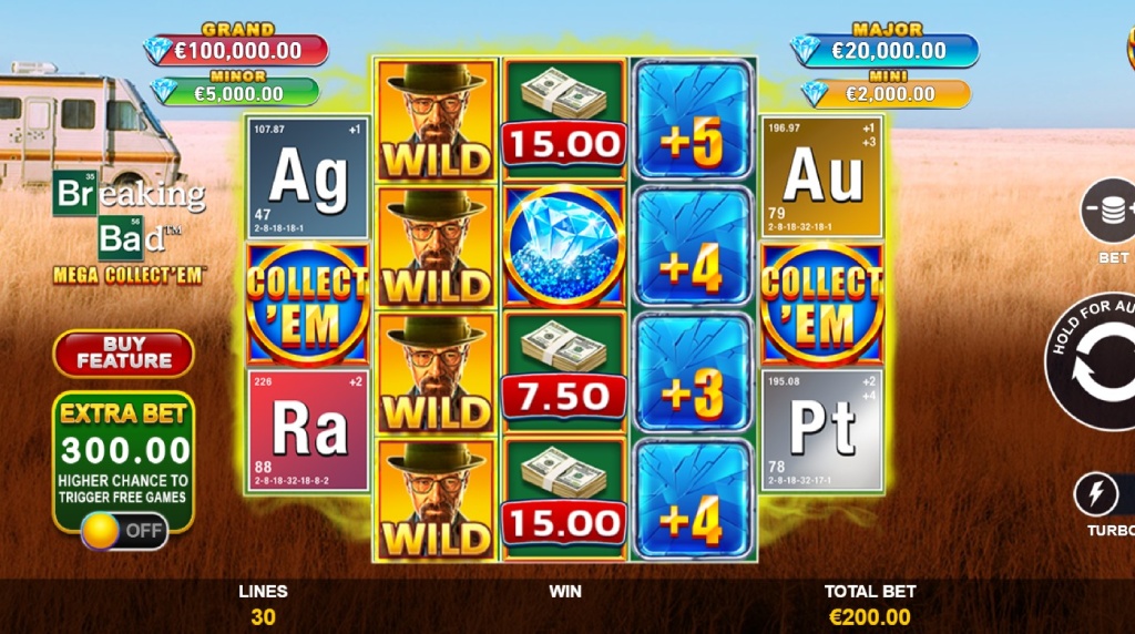 Breaking Bad Mega Collect’em: simbolo Collect’em e Free Games