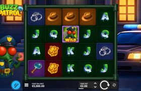 Screenshot della nuova slot Buzz Patrol di Bullshark Games