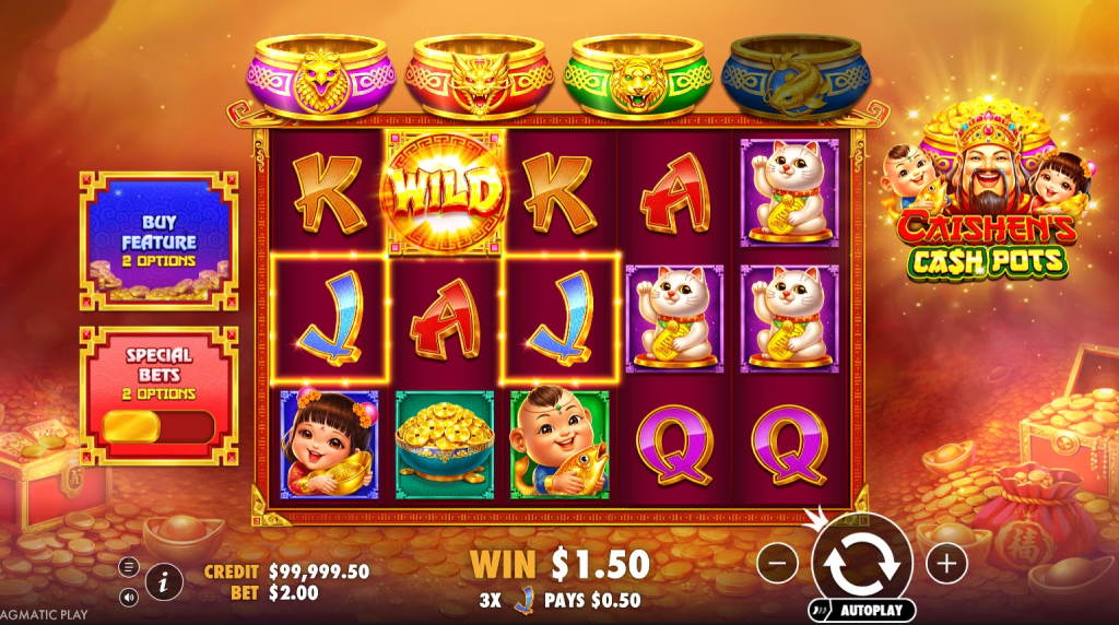 Caishen’s Cash Pots Tra simboli Money e Free Spins bonus