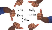 Qualità del servizio valutata dal cliente finale