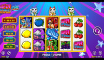 Screenshot della nuova slot Super Graphics Upside Down di Blueprint Gaming