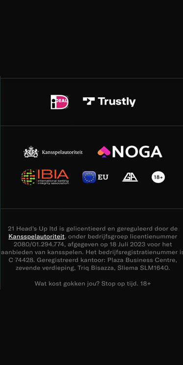De vergunningsdetails van BetMGM