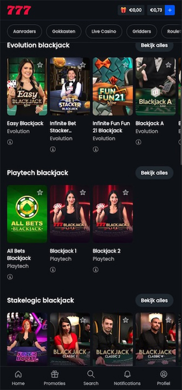 Een overzicht van de blackjack spelbibliotheek