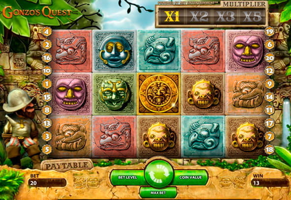 Gonzo's Quest Slot door NetEnt