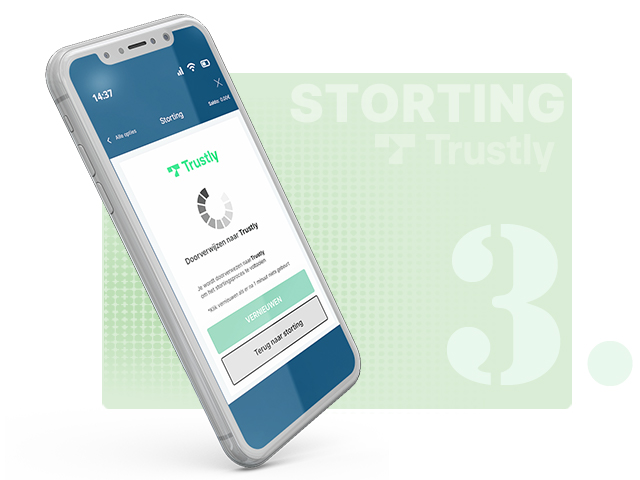 doorgestuurd naar de Trustly pagina