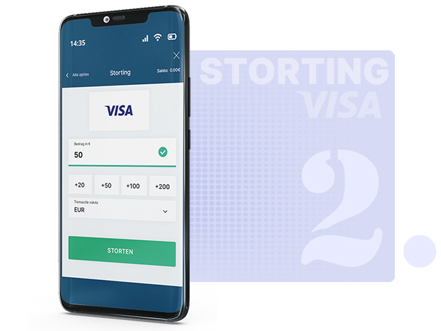 Kiezen van een Stortingsbedrag & Invoeren van Kaartgegevens