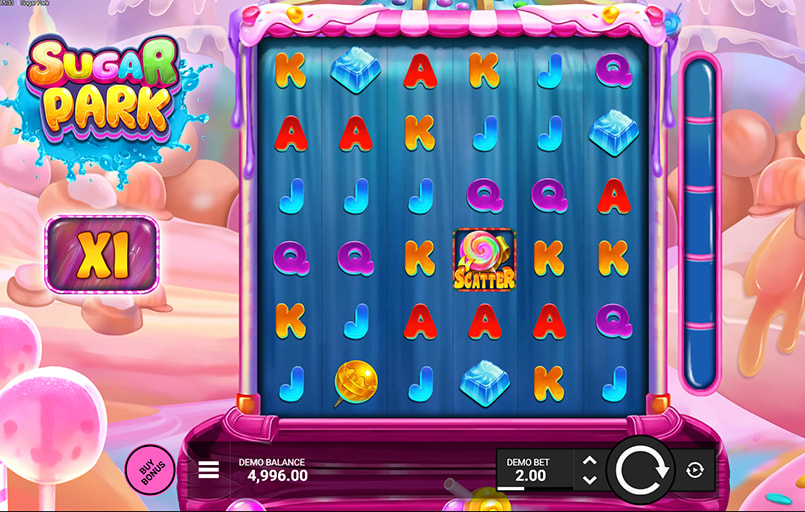 Screenshot van de bonusfeatures van Sugar Park
