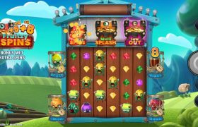 Screenshot van de nieuwe Fruitzy Frenzy Feverenzy Multichase Slot van Foxium