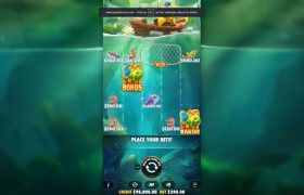 Screenshot van de nieuwe Happy Nets Slot van Pragmatic Play