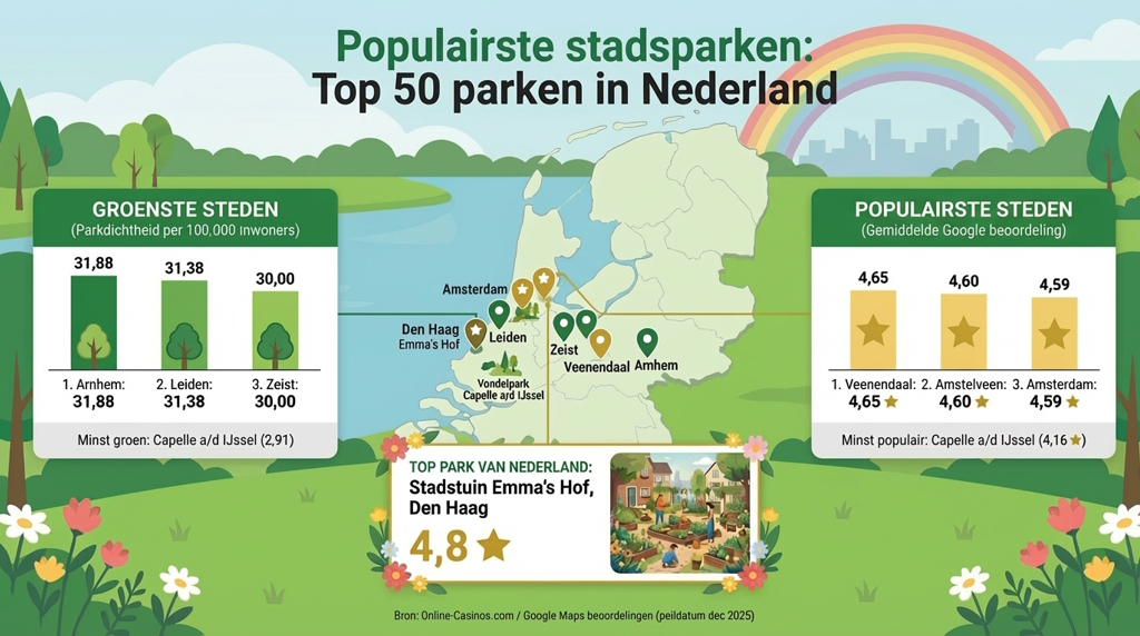 Populairste Stadsparken Nederland