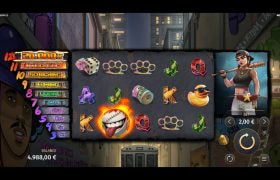 Screenshot van de nieuwe 12 Burning Baseballs slot van Print Studios