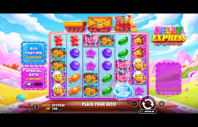 Screenshot van de nieuwe Jelly Express slot van Pragmatic Play