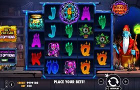 Screenshot van de nieuwe Mr Null's Wicked Wares slot van Pragmatic Play