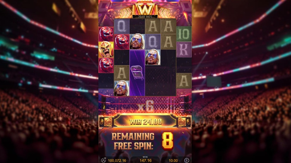 Screenshot van de Reel Royale Showdown Free Spins Bonus