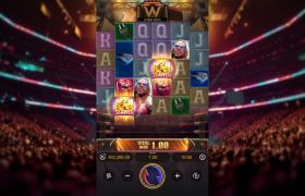 Screenshot van de nieuwe Reel Royale Showdown slot van PG Soft