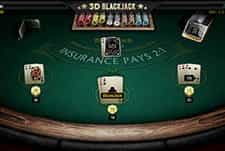 3D Blackjack at Jonny Jackpot online casino