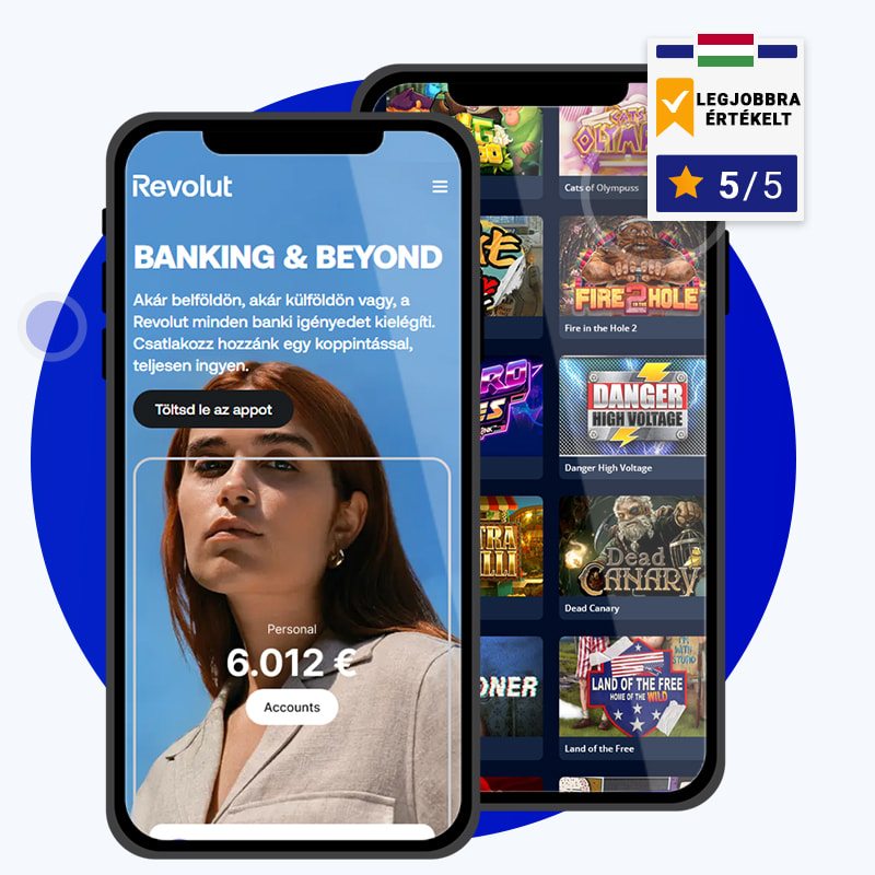 Saját tesztem a legjobb Revolut online kaszinókról Magyarországon