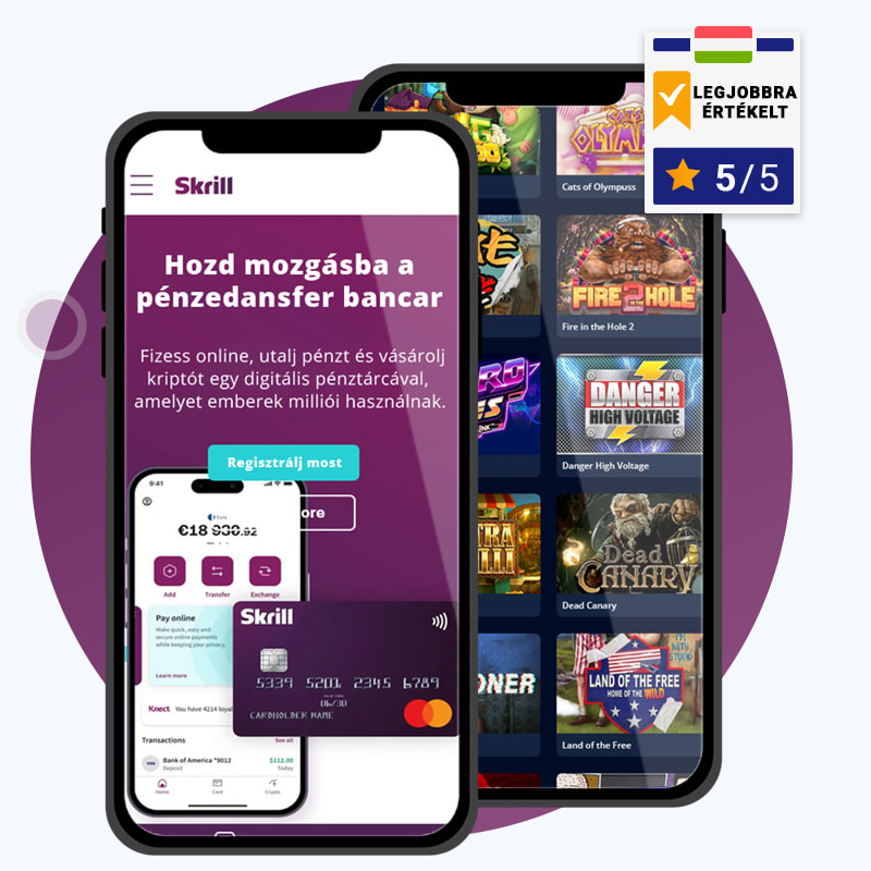Teszteltem a legjobb Skrill online kaszinókat Magyarországon