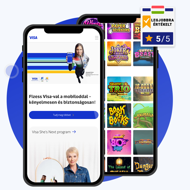 Saját tesztem a legjobb Visa online kaszinókról Magyarországon