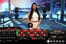 Age of the Gods Roulette Live at Slots Heaven