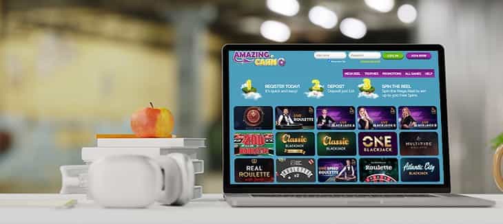 The Online Casino Games at Amazing Casino
