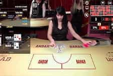 The Andar Bahar live game at 10CRIC online casino. 