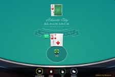 The Atlantic City Blackjack online casino game. 