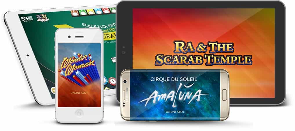 Bally games on mobile and tablet devices.