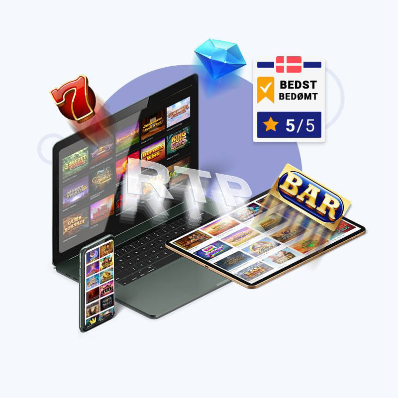 De bedste online slotsider i Danmark efter udbetalingsprocent