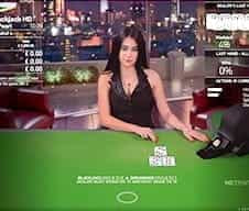 Image of a live dealer at bet-at-home casino.