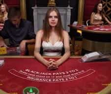 Image of a live dealer at BetVictor casino.