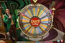 Crazy Time game from Evolution at BitStarz Online Casino