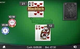 Play Blackjack Touch on Mr Green Mobile